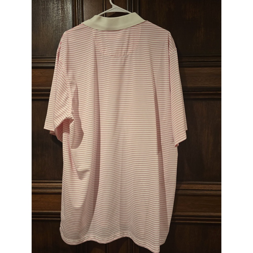 Donald Ross XL Pink Striped Polo Shirt - Picture 5 of 6